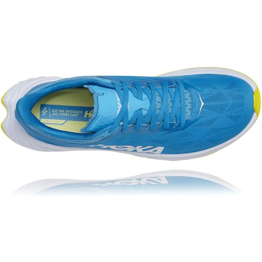 Brand new HOKA ONE ONE Carbon X 2 Diva Blue/Citrus, Size 11.5 D (M) Men