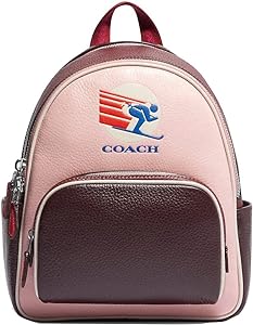 Coach Mini Court Backpack (Powder Pink Multi)
