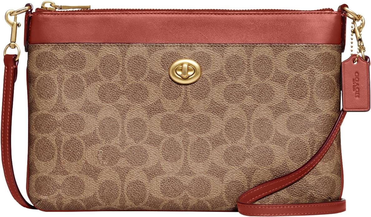 COACH Polished Pebble Polly Crossbody Handbag