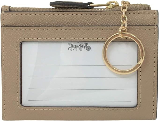 Coach Women's Mini Skinny ID Case with Key Ring