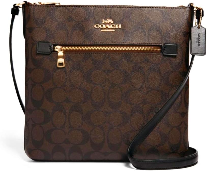 Coach Womens Rowan File Bag Crossgrain Leather