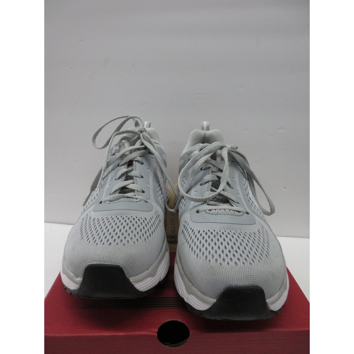 Used authentic Skechers Women's Slip Resistant Shoe, Size 8, Grey