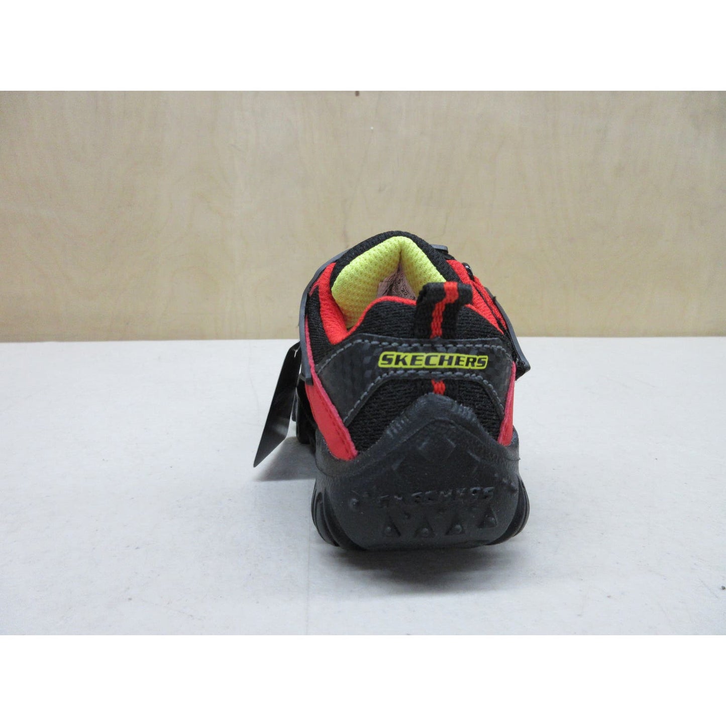 Skechers Kids Baby-Boy's Damager III-Fire Stopper Sneaker, Black/Red, 6 Medium US Toddler