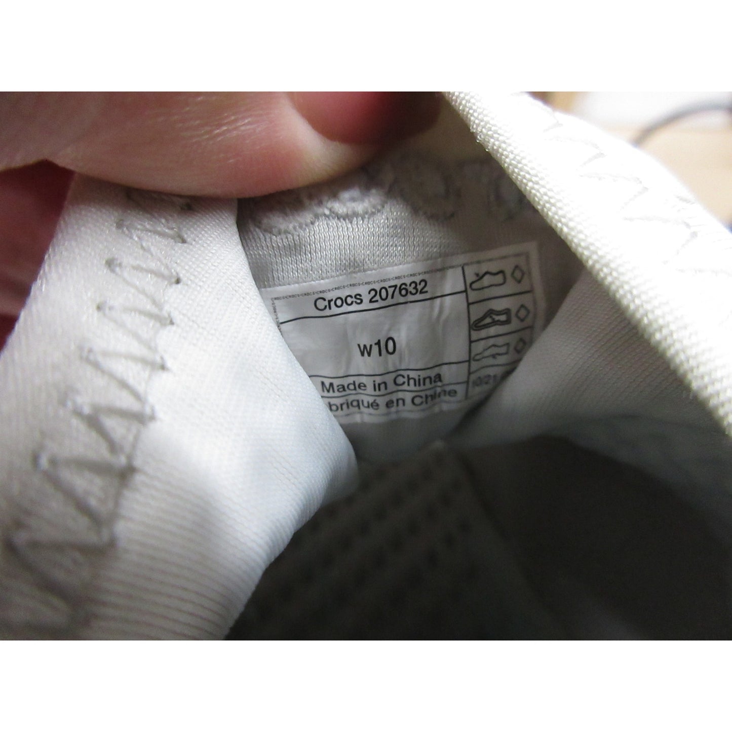 Used authentic Crocs Women's LiteRide 360 Pacer Sneakers - Multi, Size 10