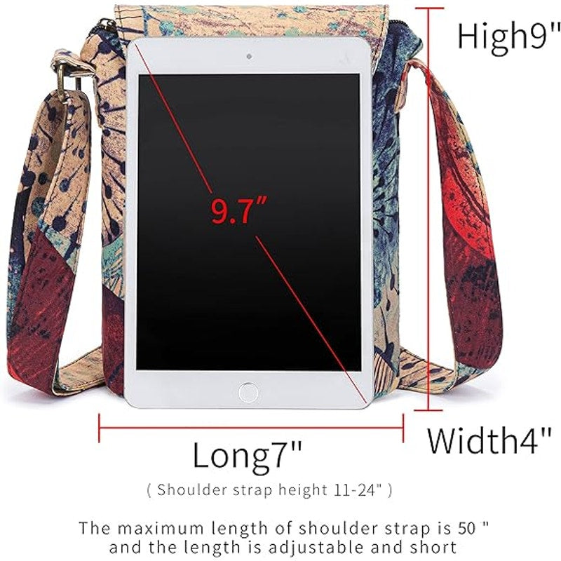 Brand new OPQRSTU Women's Retro Small Canvas Shoulder Bag- Hippie Boho, Khaki