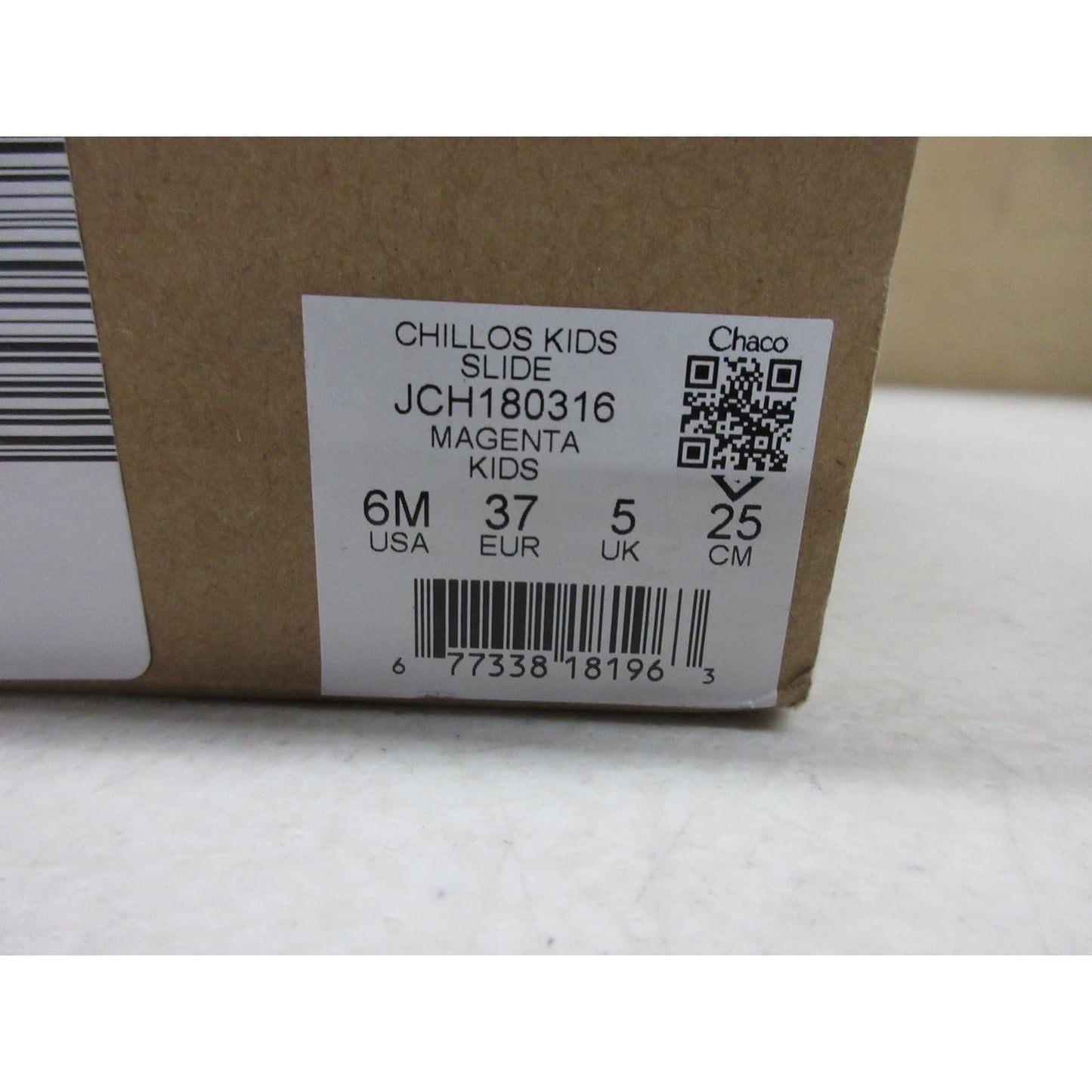 Chaco CHILLOS Kids Sandal - Magenta, Size 6 US Unisex Big
