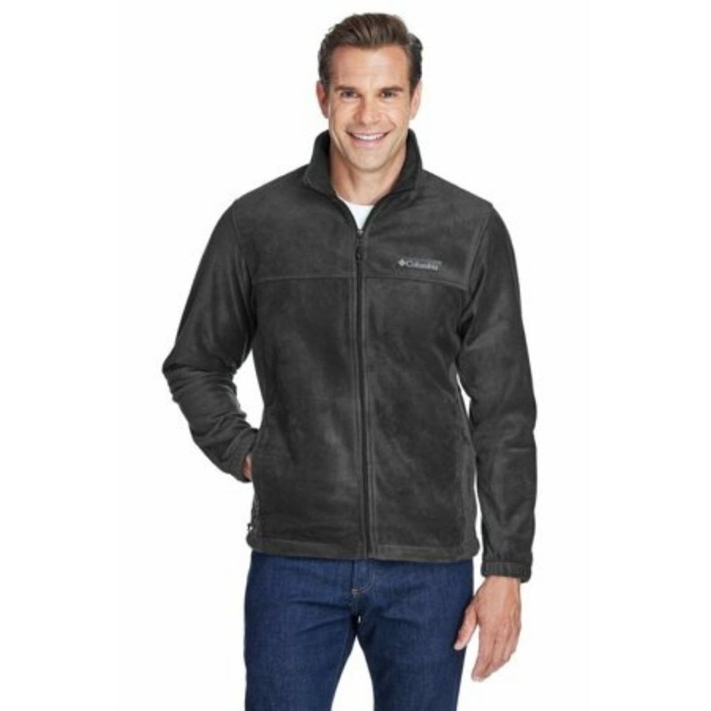 Columbia Men S Granite Mountain Fleece Jacket X-Small Charcoal Gray