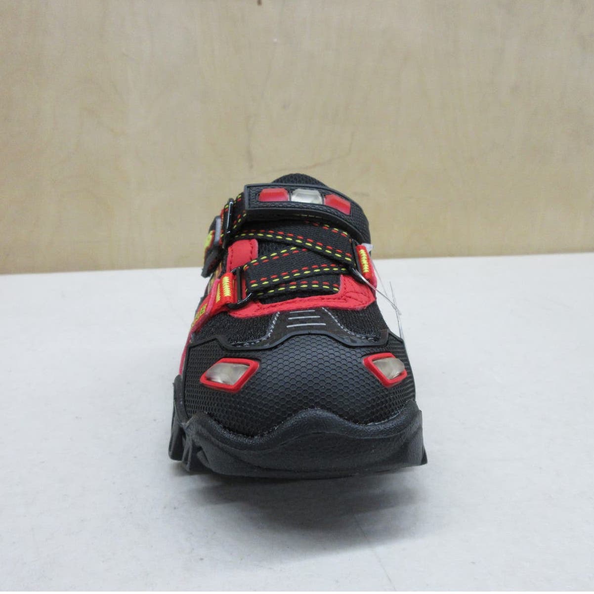 Skechers Kids Baby-Boy's Damager III-Fire Stopper Sneaker, Black/Red, 6 Medium US Toddler