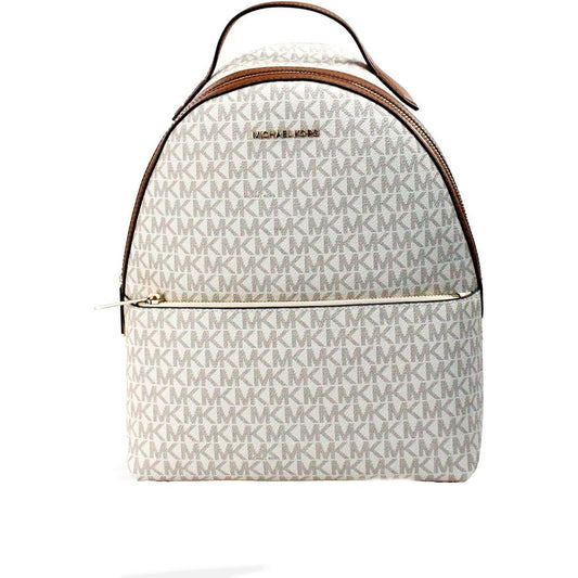 Brand new Michael Kors Sheila Medium Logo Backpack - Vanilla