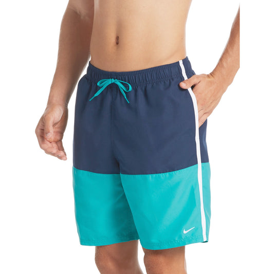 Brand new Nike Split 9" Volley Short features stretch waist aqua, medium