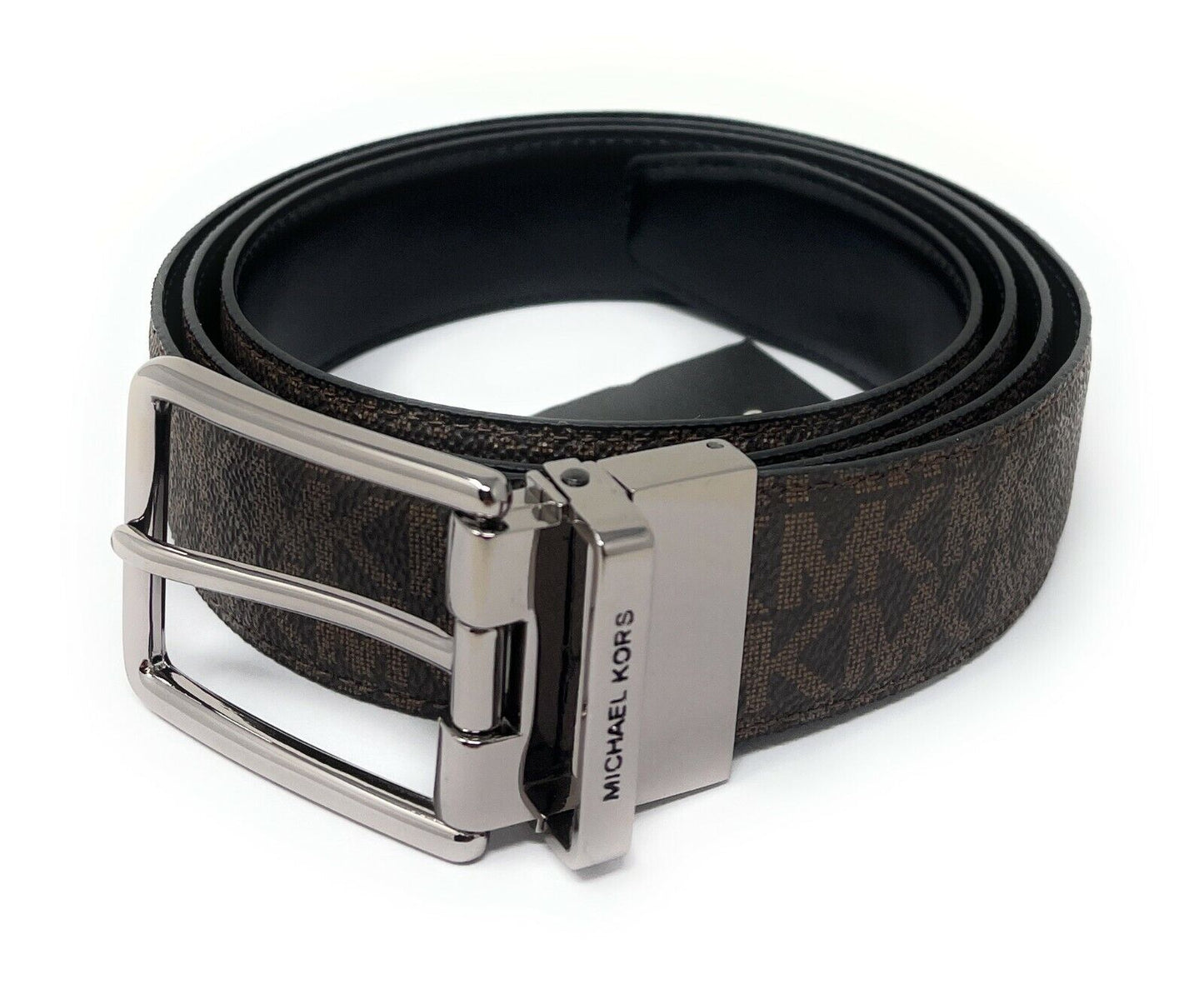 Michael Kors Men's Cut to Fit Reversible PVC Leather Dress Belt