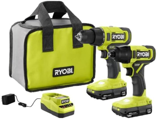 ONE+ 18V Cordless 2-Tool Combo Kit with Drill/Driver, Impact Driver, (2) 1.5 Ah Batteries, and Charger (PCL1200K2)