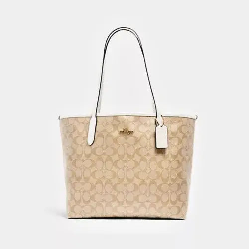 COACH WOMENS City Tote In Signature Canvas