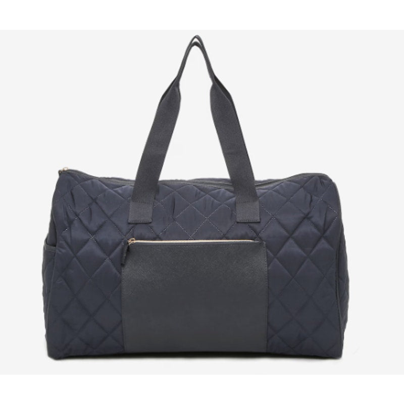 Brand new authentic DSW Exclusive Quilted Weekender Bag-Navy