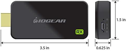IOGEAR Share Pro Mini Wireless HD Video Transmitter and Receiver Kit (GWHD2DKIT)