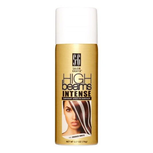 Salon Grafix High Beams Intense Temporary Spray -Wicked White- 2.7 oz Hair Color