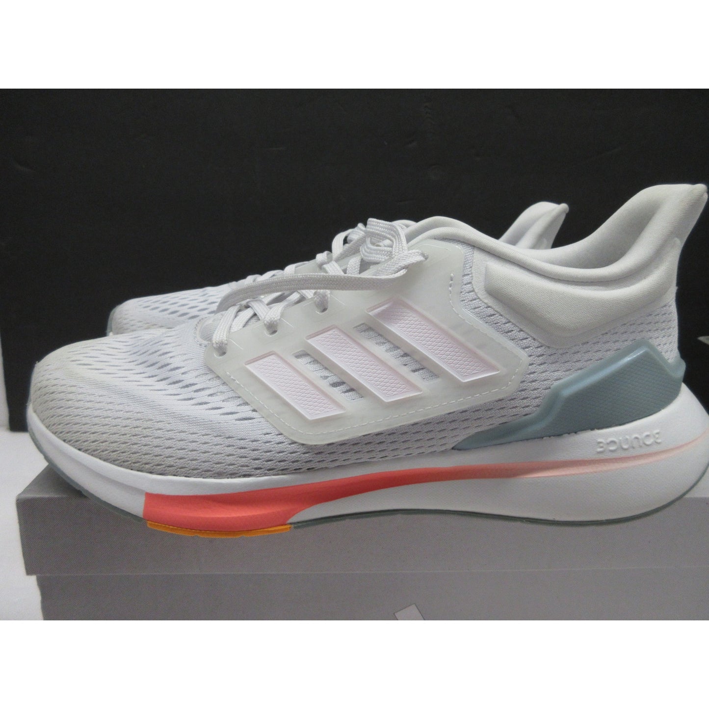 Used authentic  Adidas Women's EQ21 Running Shoe - Dash Grey/Almost Pink/ Size 8