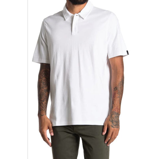 OAKLEY CRESTIBLE SOLID COTTON POLO MEN GOLF CLASSIC PLAIN POLO (NO LOGO), white, 3X-Large