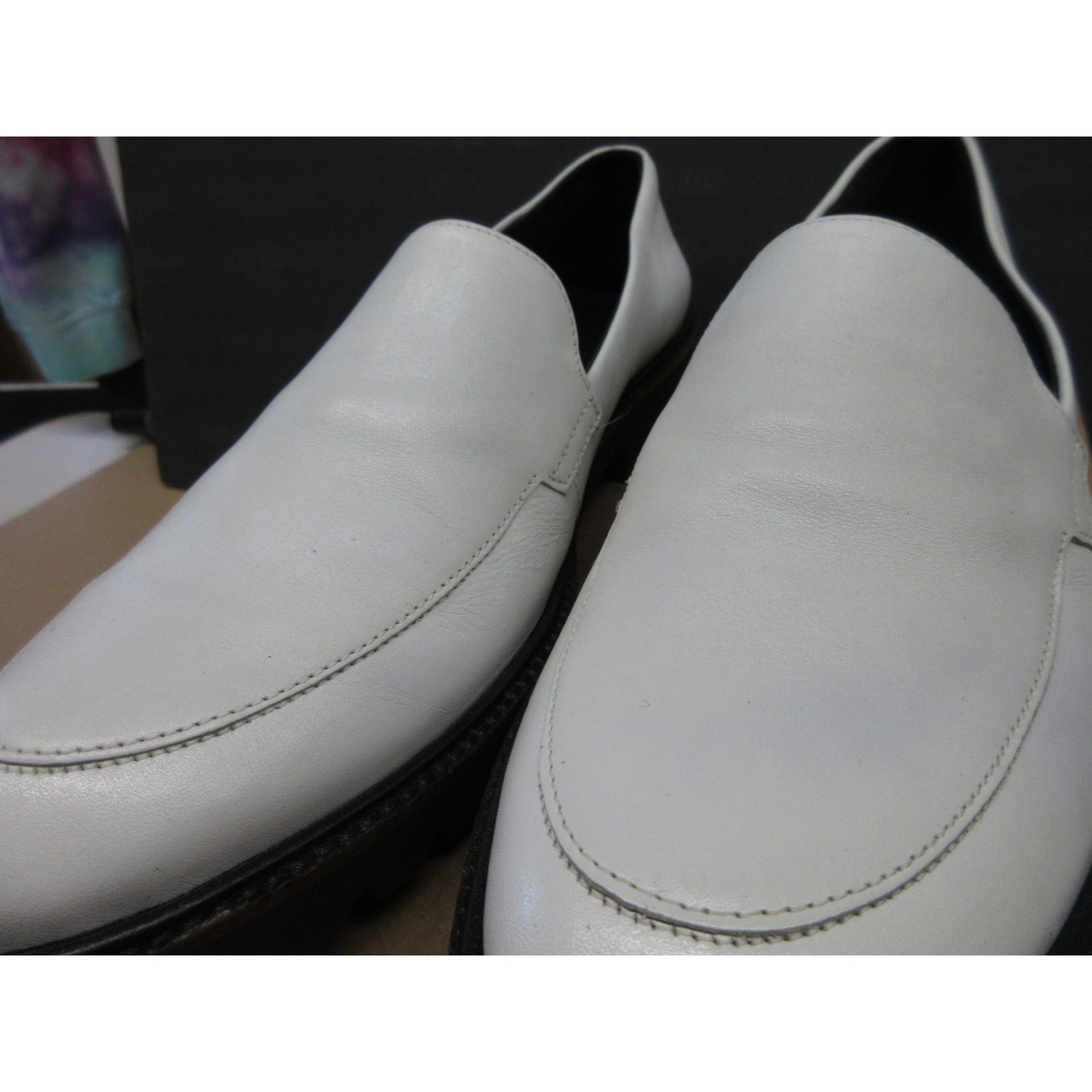 Used ECCO Women's Incise Tailored Loafer, Bright White, Size 10-10.5