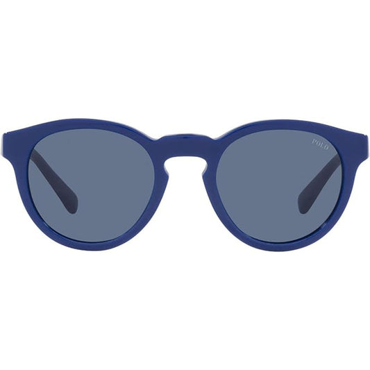 Brand new Polo Ralph Lauren Men's PH4184 Round Sunglasses, Dark Blue, 49 mm