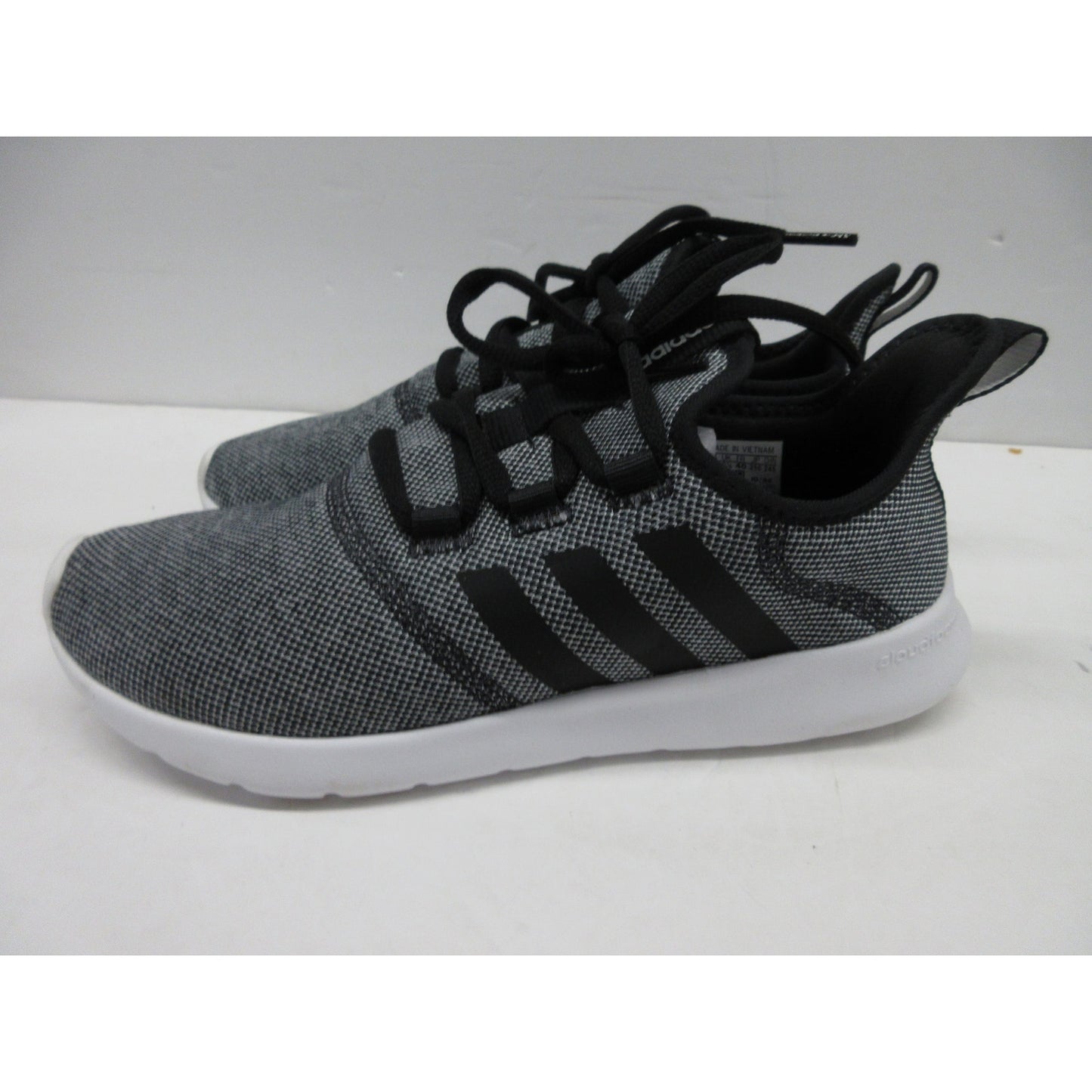 Like new Adidas Women's Casual Running Shoes, Core Black/Cloud White, Size 8