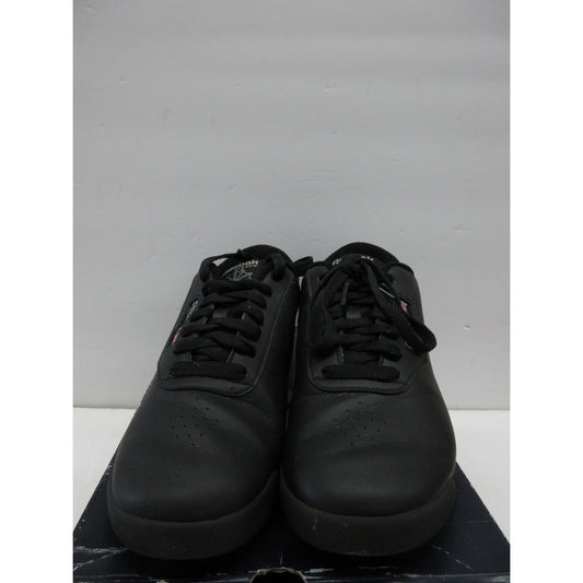 Used authentic Reebok Women's Princess Sneaker, Black, Size 8.5 W