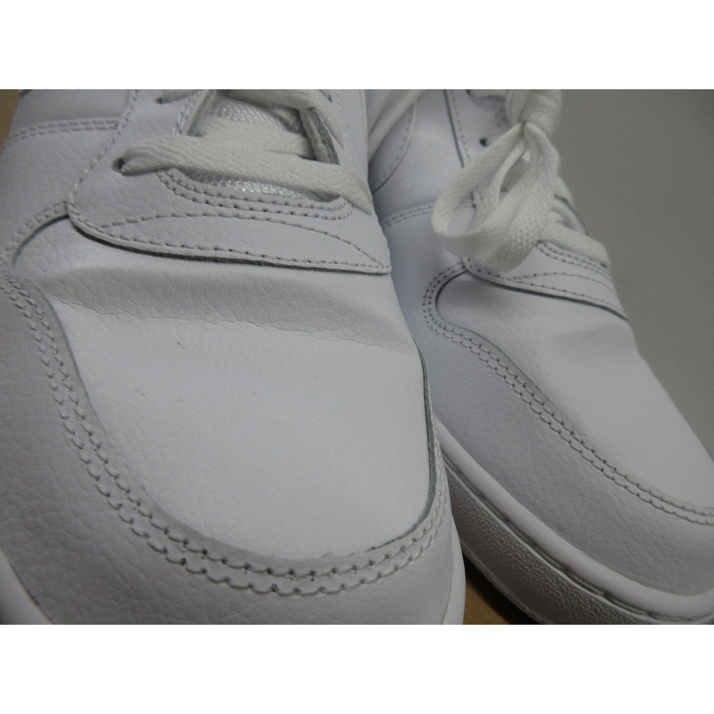 Used Nike Women's Ebernon Low Sneaker (White/White, Size 10.5 Regular US)