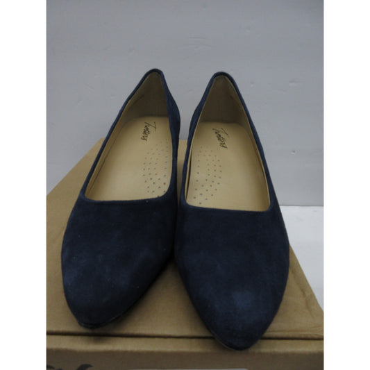 Used Trotters Women's Kiera Pump - Navy Suede (Size 6)