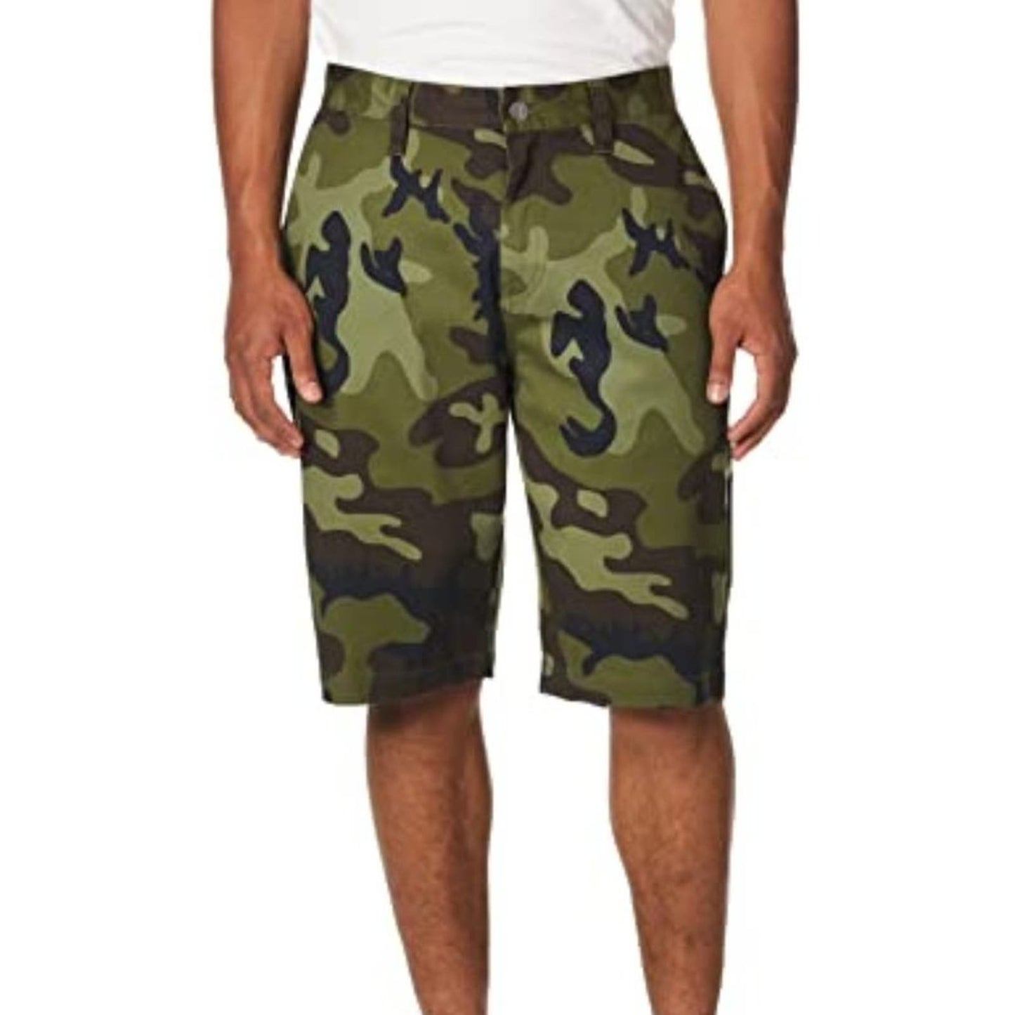 Volcom Men's Vmonty Stretch Chino Short, Camo, 28