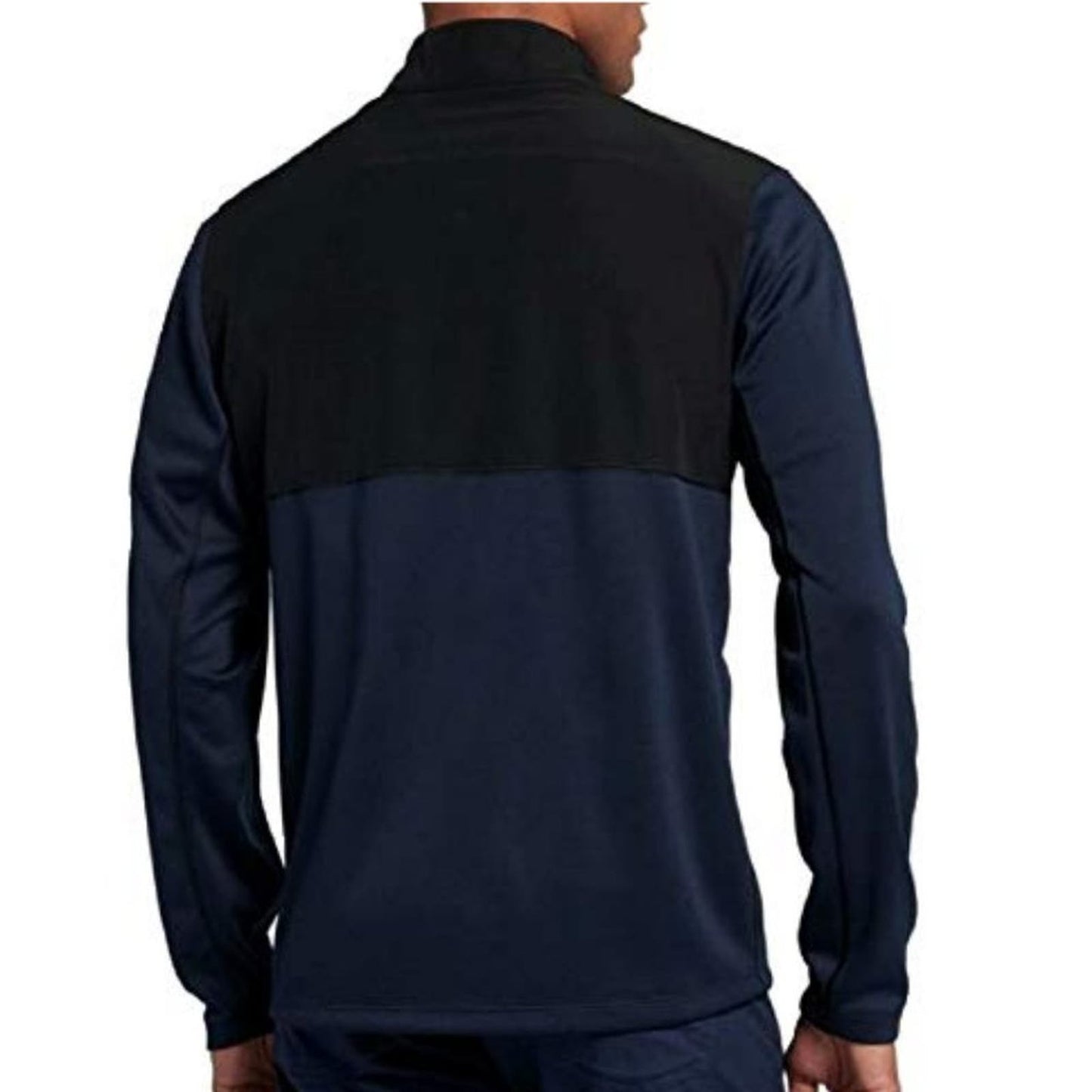 Nike Dry Core Half-Zip Men's Golf Top (Obsidian/Black, 2XL)