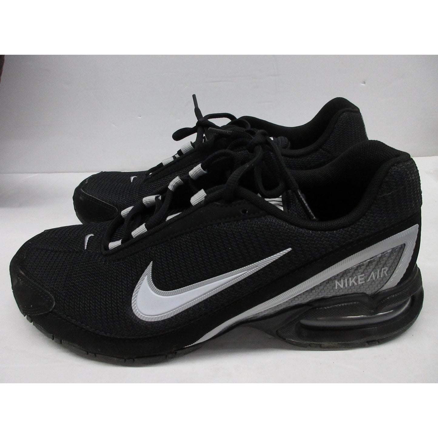 Used Nike Men's Air Max Torch 3 Running Shoes - Black/White, Size 8.5 M US