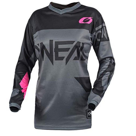 O'Neal Element Girls Jersey Racewear, Gray/Pink, S