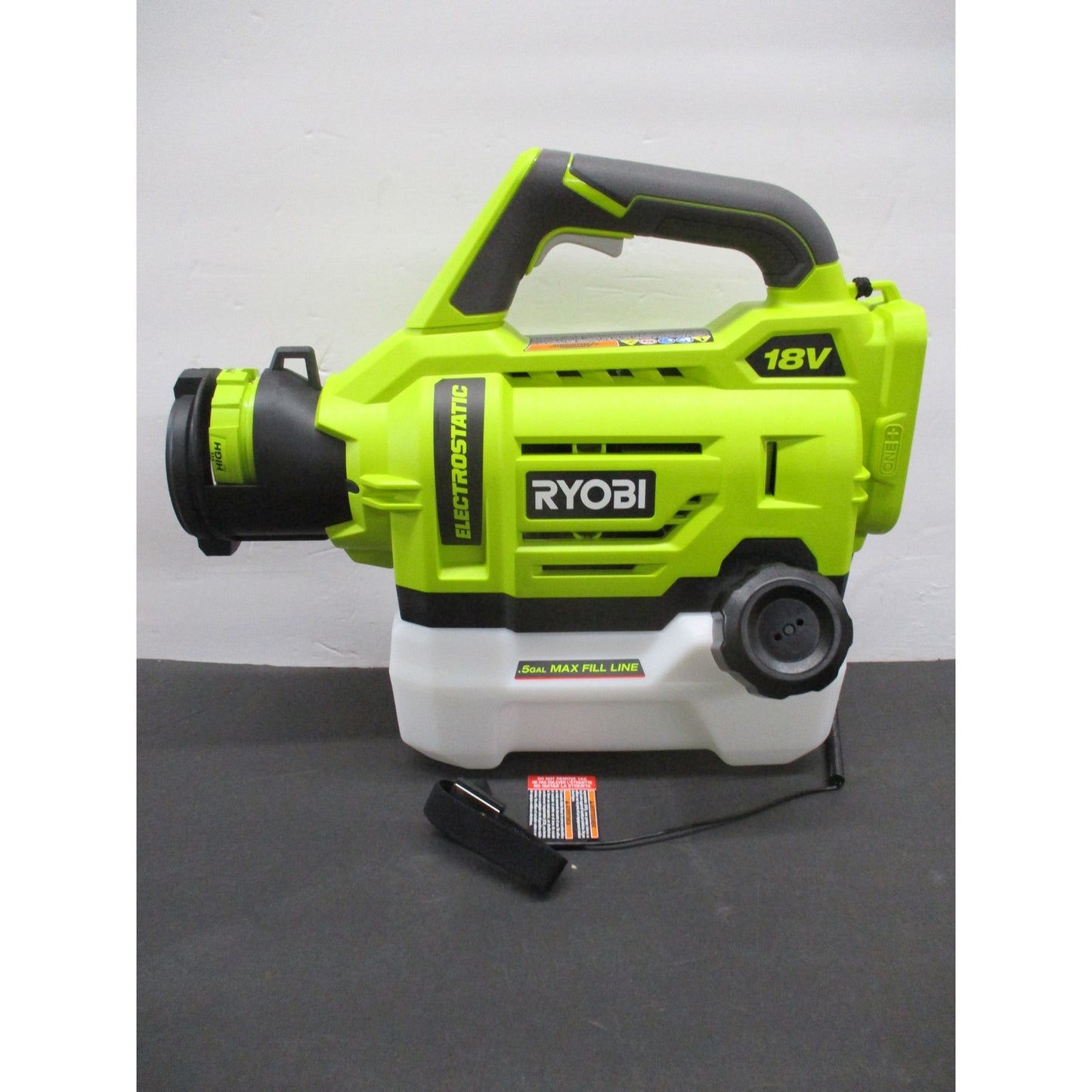 New slight box damage Ryobi ONE+ 18V Cordless Electrostatic 0.5 Gal.-Tool Only