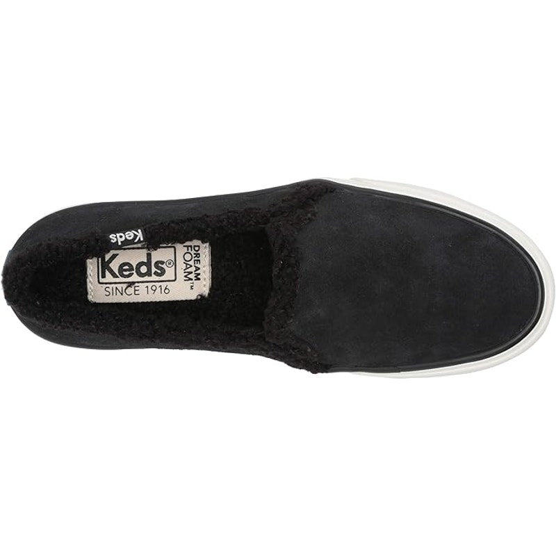 Women's Keds Double Decker Suede/Shearling Slip-on, Size: 5.5 M