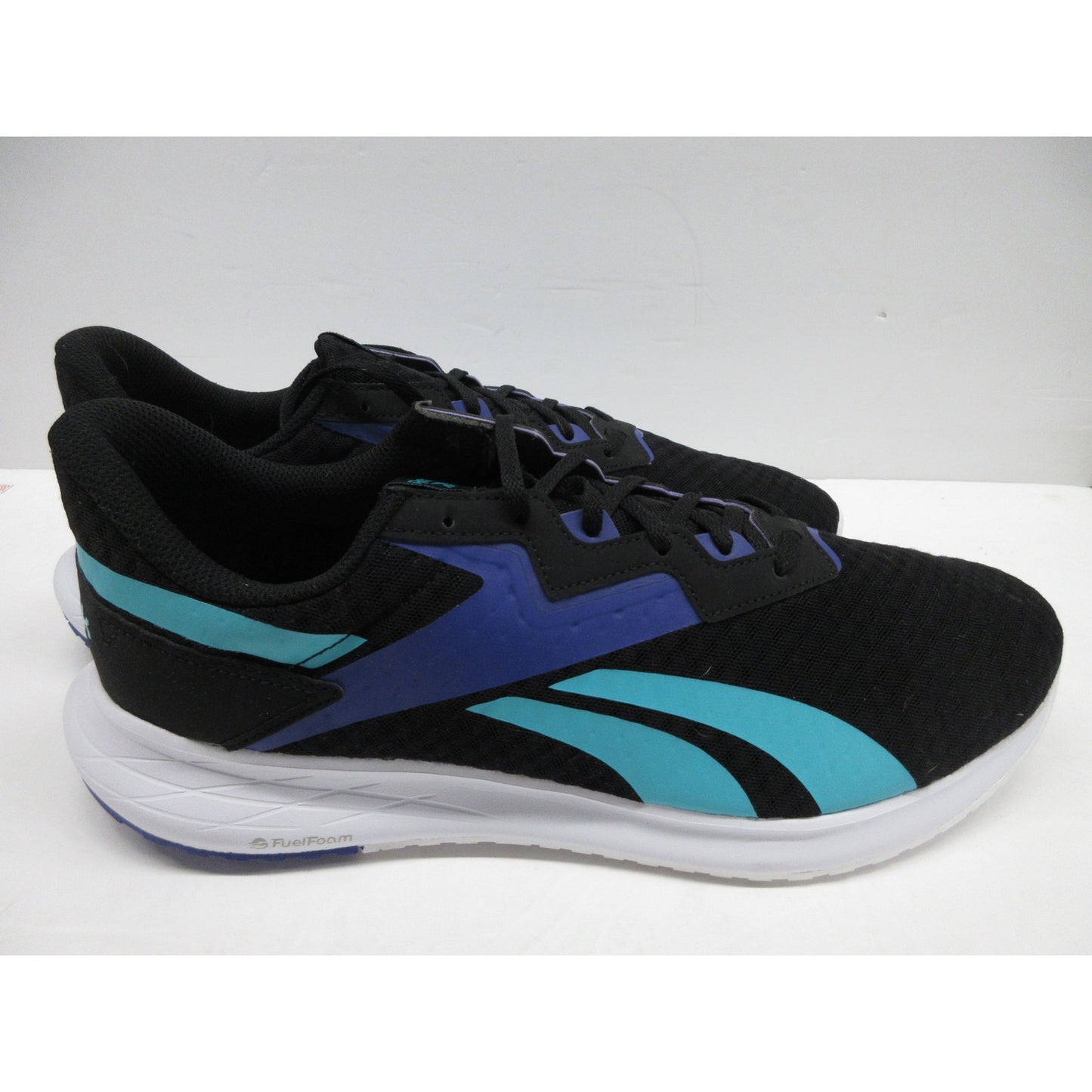 Used Reebok Men's Energen Plus 2.0 Shoe - Black/Classic Teal/Bold Purple,Size 14