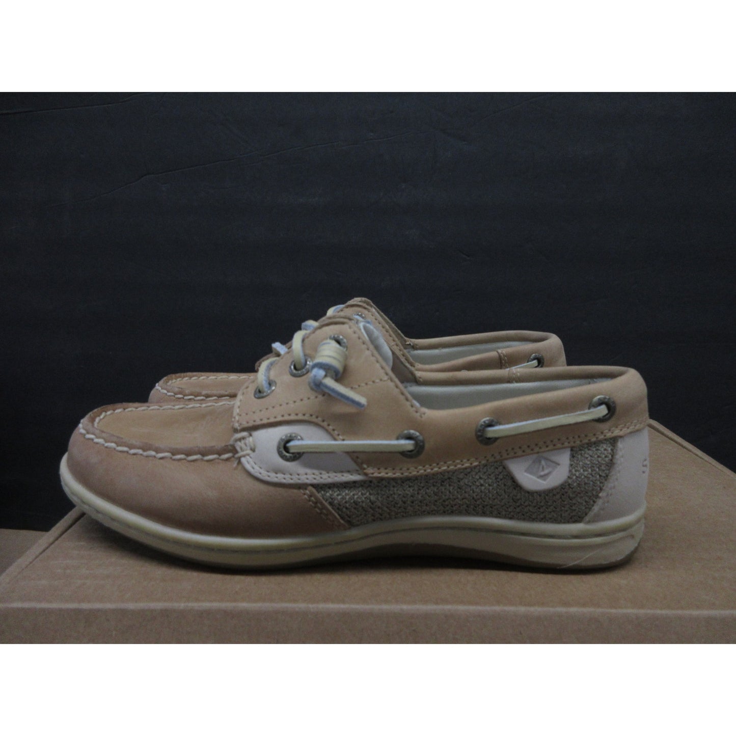 Used Sperry Women's Songfish Boat Shoe - Linen Oat, Size 6 Wide