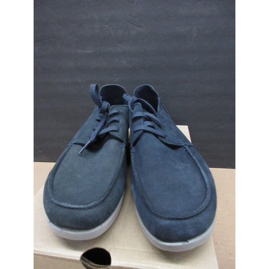 Used Clarks Men's ShacreLite Low Oxford, Navy Nubuck, Size 8.5 Medium