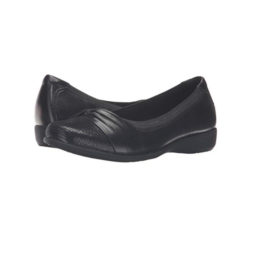 Brand new Aravon Women's Andrea-AR Ballet Flat, Black, Size 6.5 2E US