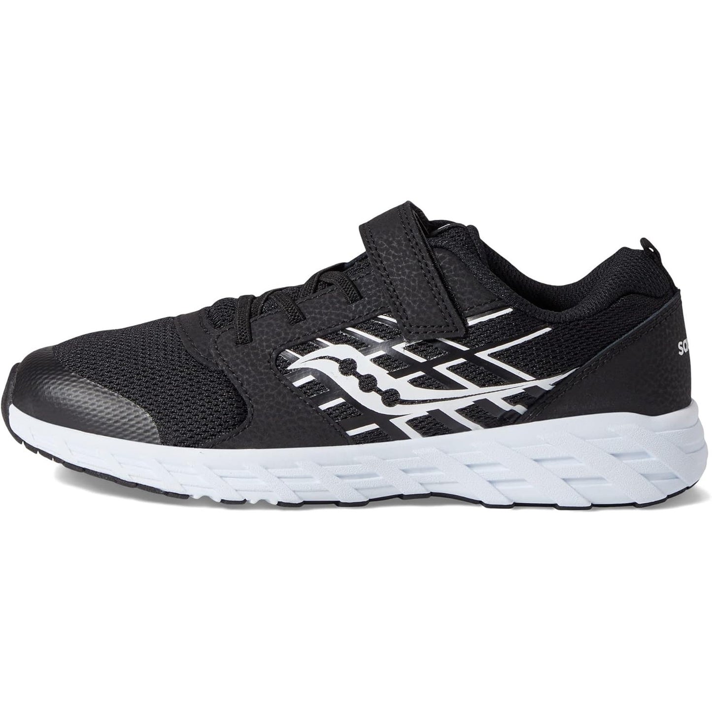 Brand new Saucony Wind Alternative Closure 2.0 Shoe(Black/White,3.5 US Big Kid)