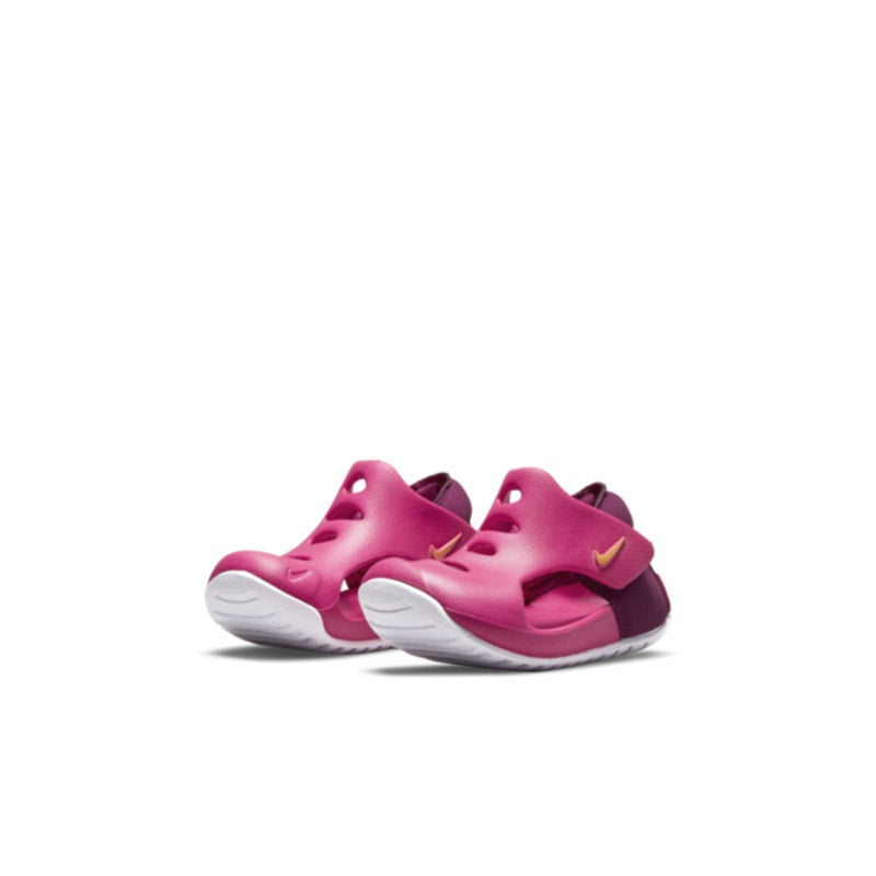 NWT Nike Toddler Girls Sunray Protect 3 Sandals - Pink Prime/Kumquat/White, 3T