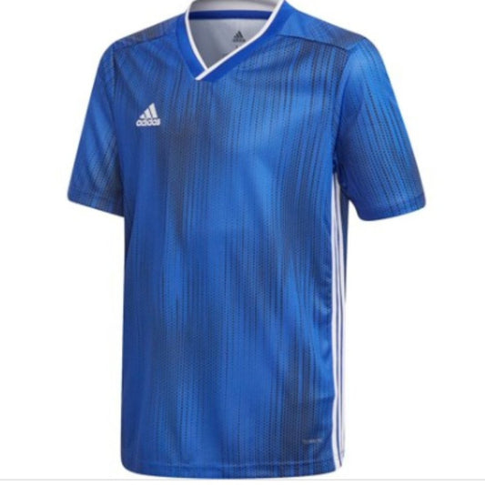 adidas men Tiro 19 Jersey- Junior's Soccer Medium, Bold Blue/White