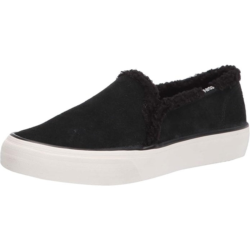 Women's Keds Double Decker Suede/Shearling Slip-on, Size: 5.5 M