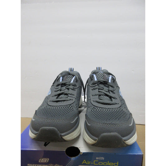 Like new Skechers Women's D'lux Walker-Infinite Motion Sneaker Charcoal Lavender,8.5